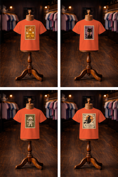 Spooky Postage Stamps Collection
