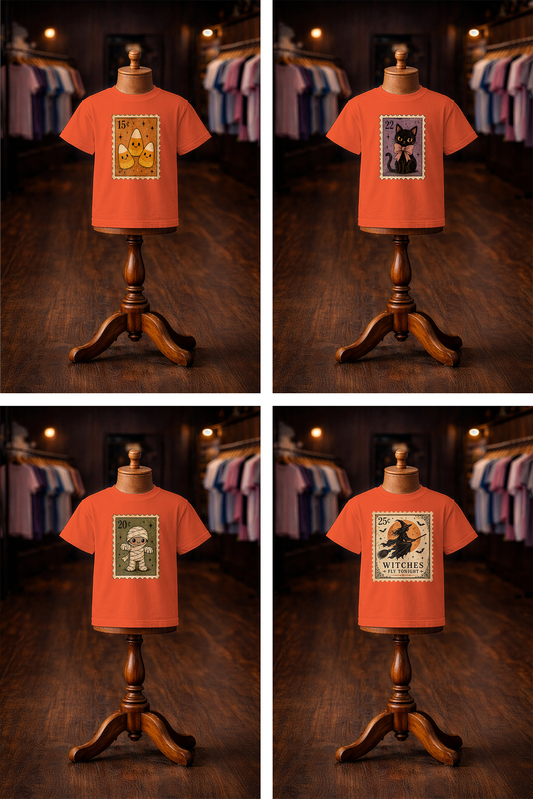 Spooky Postage Stamps Collection
