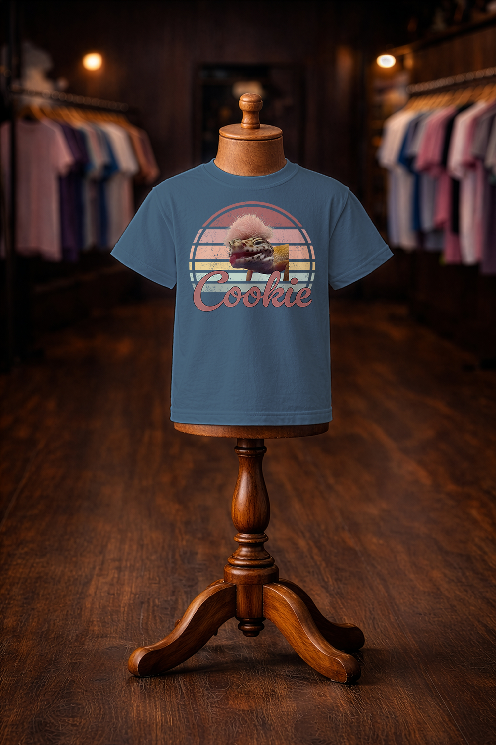 Custom Retro Pet Sunset - Kid's