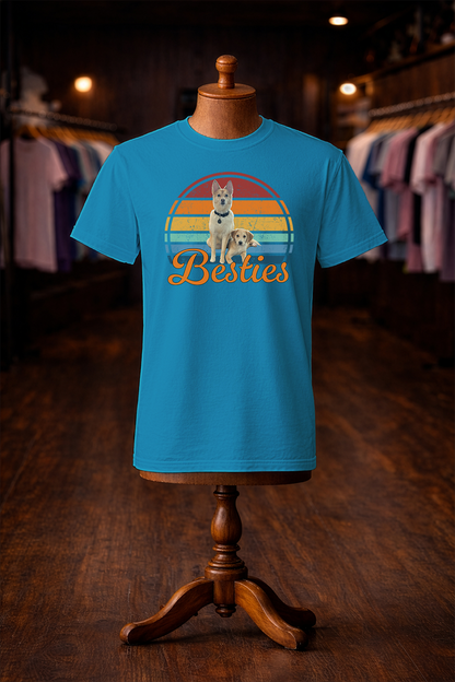 Custom Retro Pet Sunset - Men's