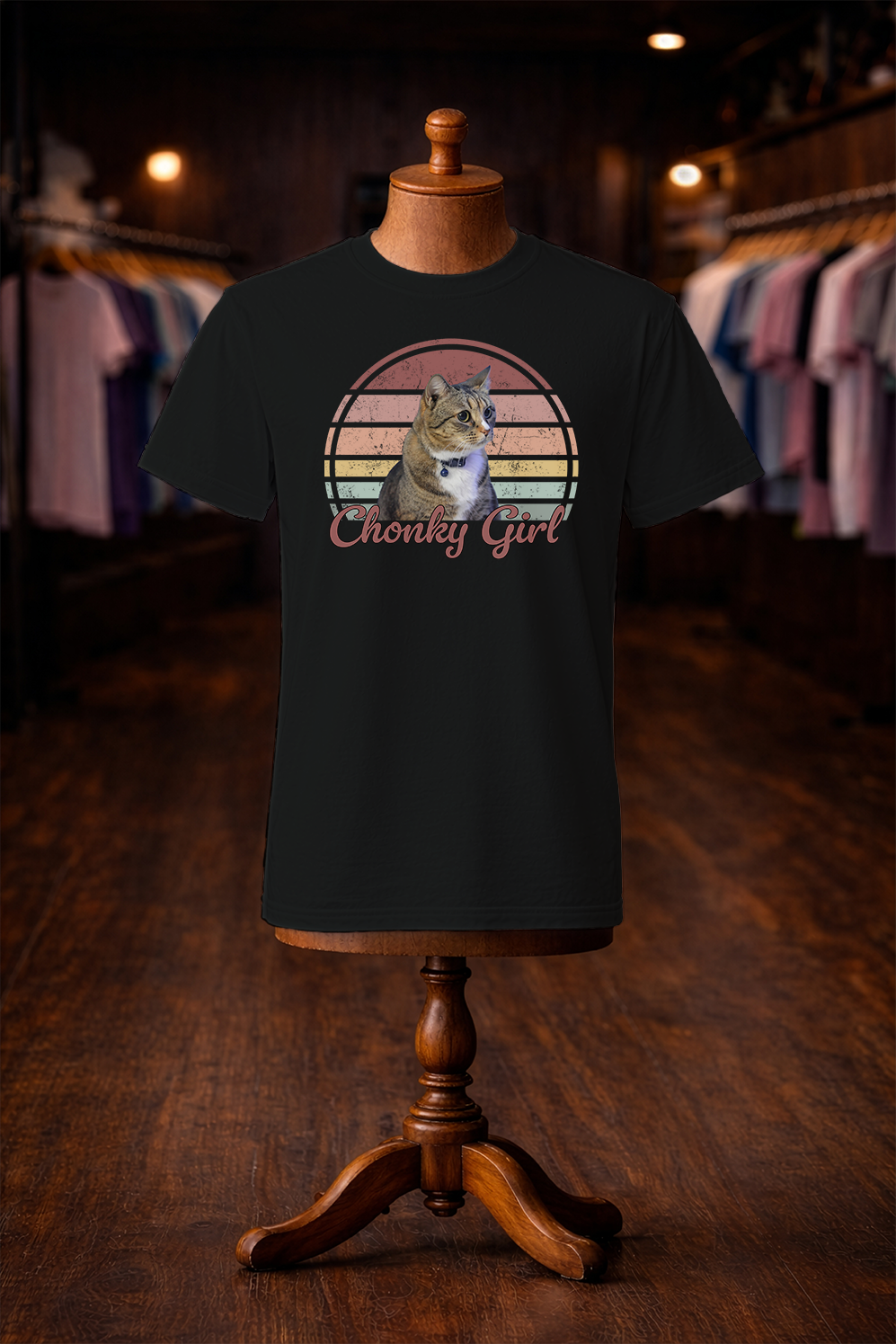 Custom Retro Pet Sunset - Men's